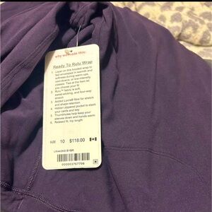 Lulu lemon wrap sweater, purple & size 10.
